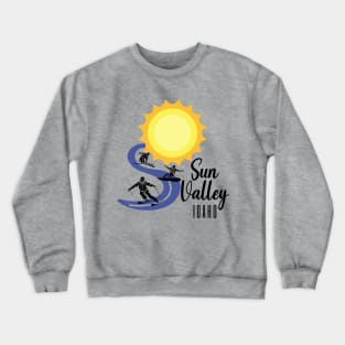 Sun Valley, Idaho USA. Gift Ideas For The Ski Enthusiast. Crewneck Sweatshirt